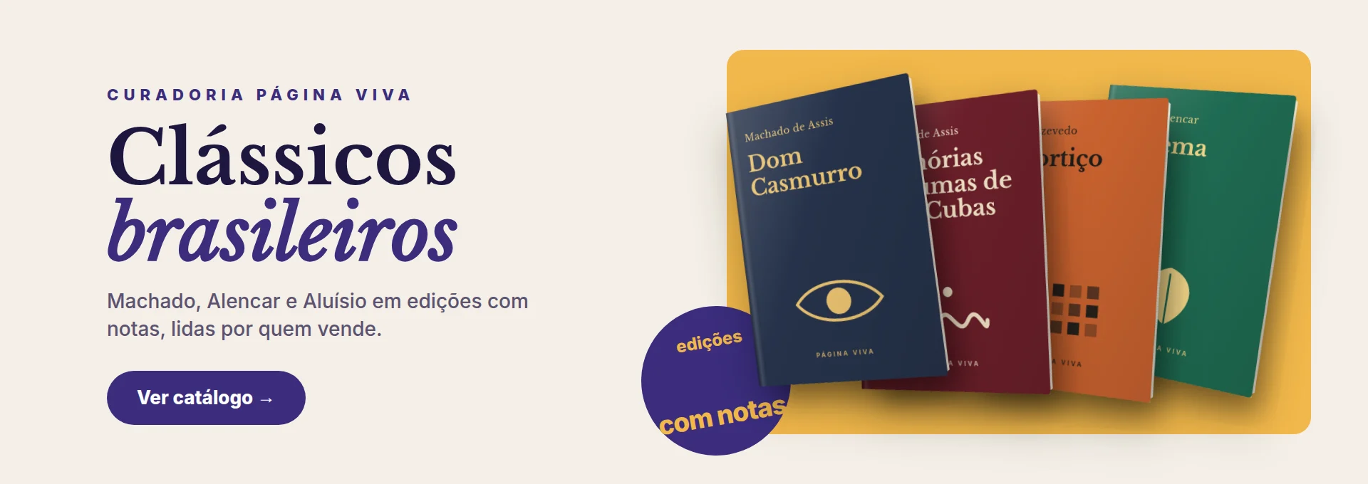 Livraria Página Viva — destaque 1